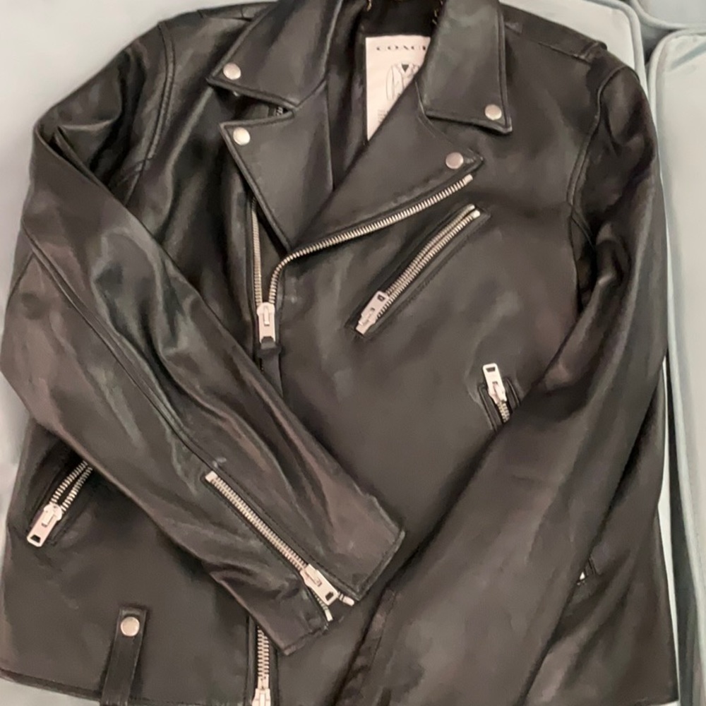 Coach leather jacket - Picture 2 of 4